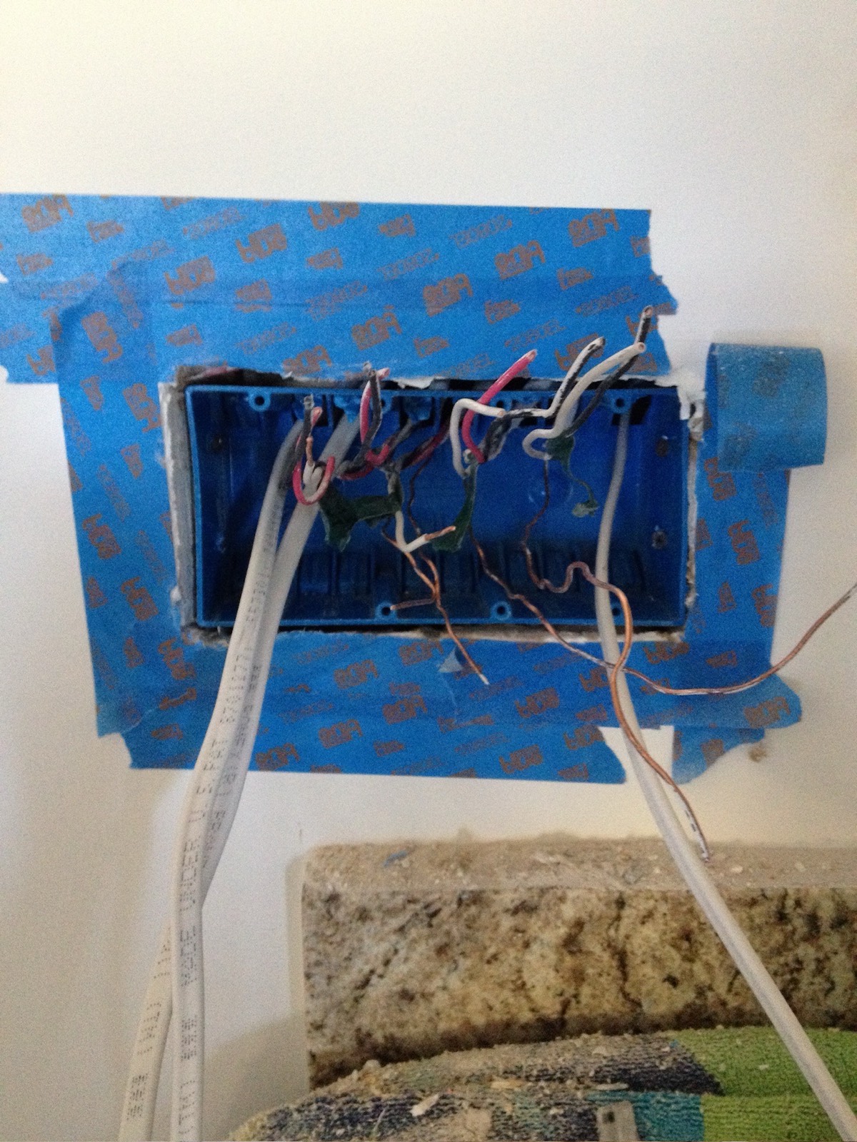 Electrical work by TLEEF Electric, job-site photo