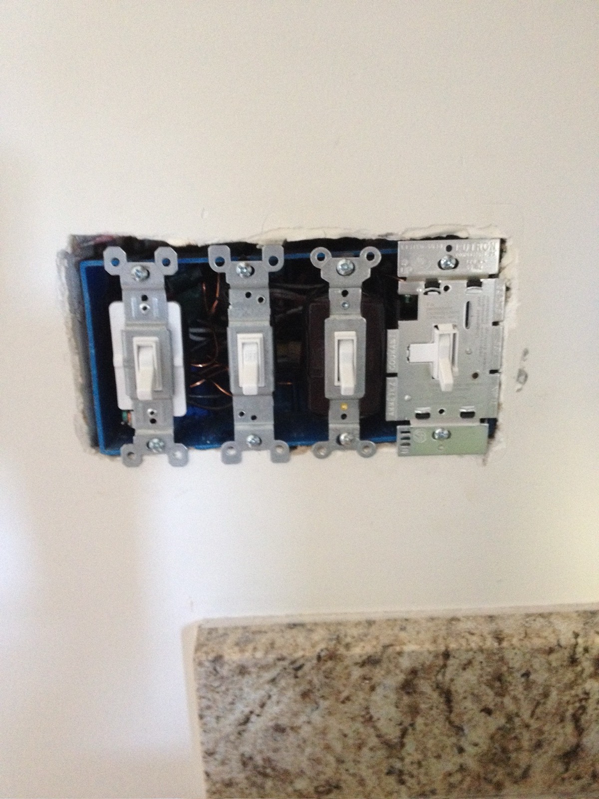 Electrical work by TLEEF Electric, job-site photo