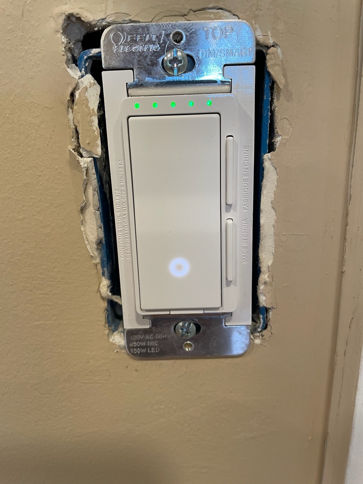 Electrical work by TLEEF Electric, job-site photo