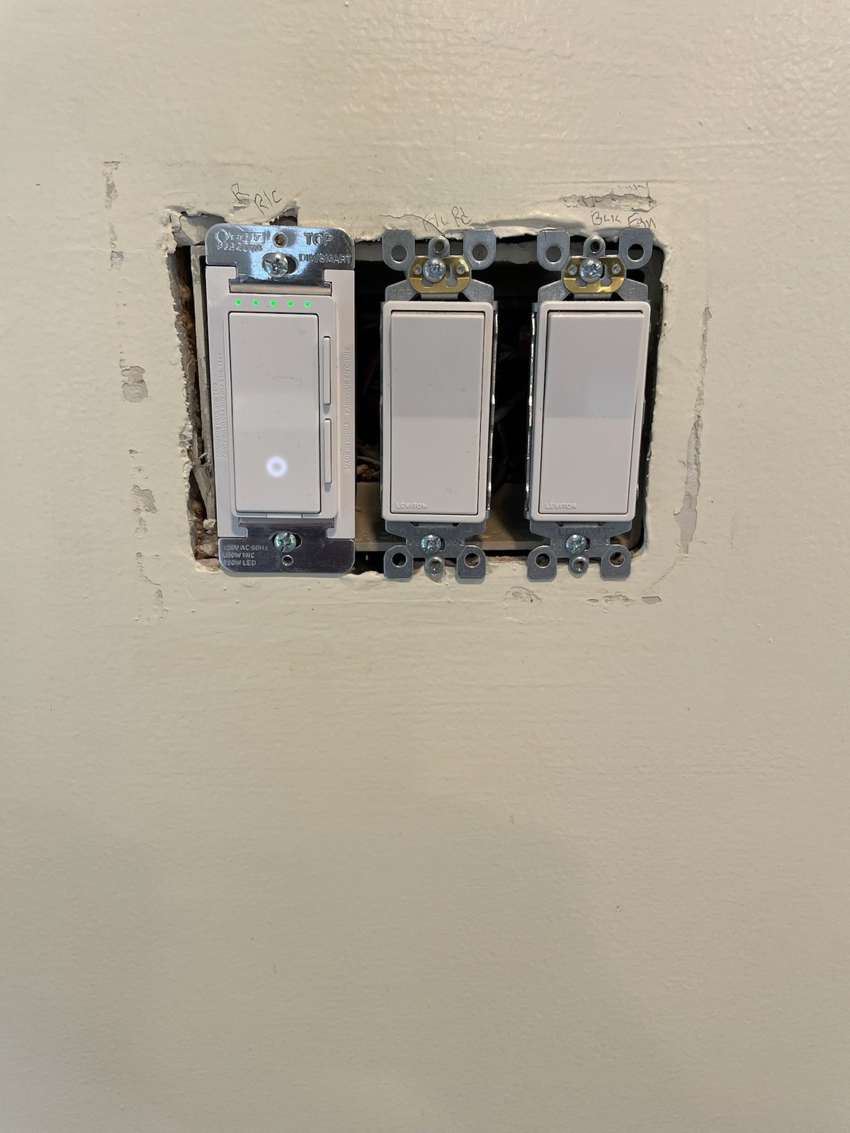 Electrical work by TLEEF Electric, job-site photo