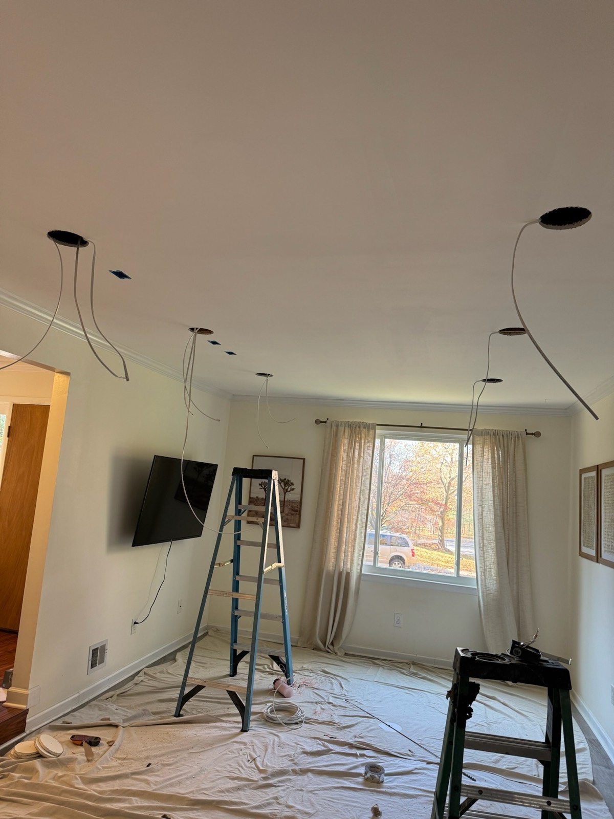 Electrical work by TLEEF Electric, job-site photo