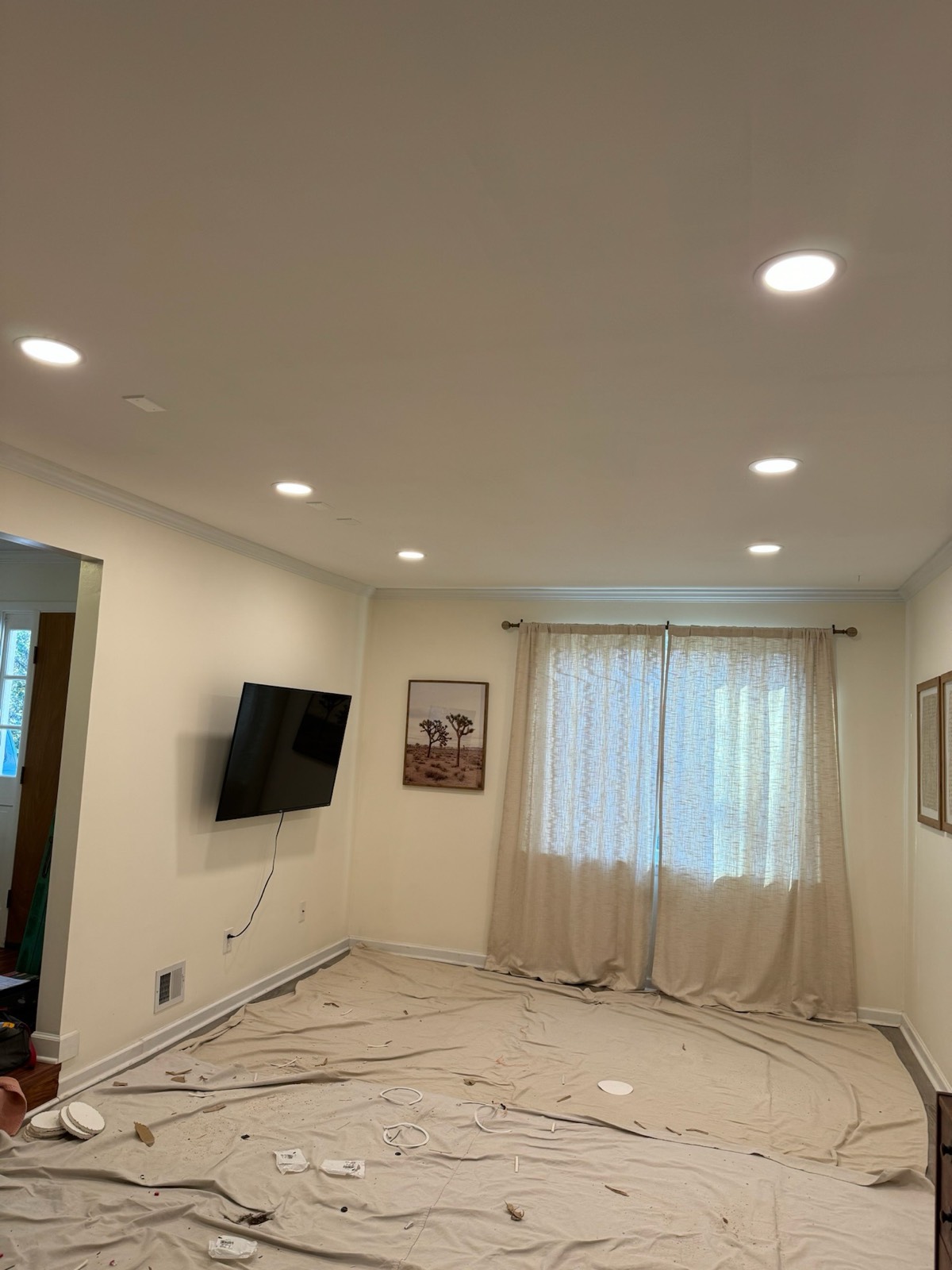 Electrical work by TLEEF Electric, job-site photo