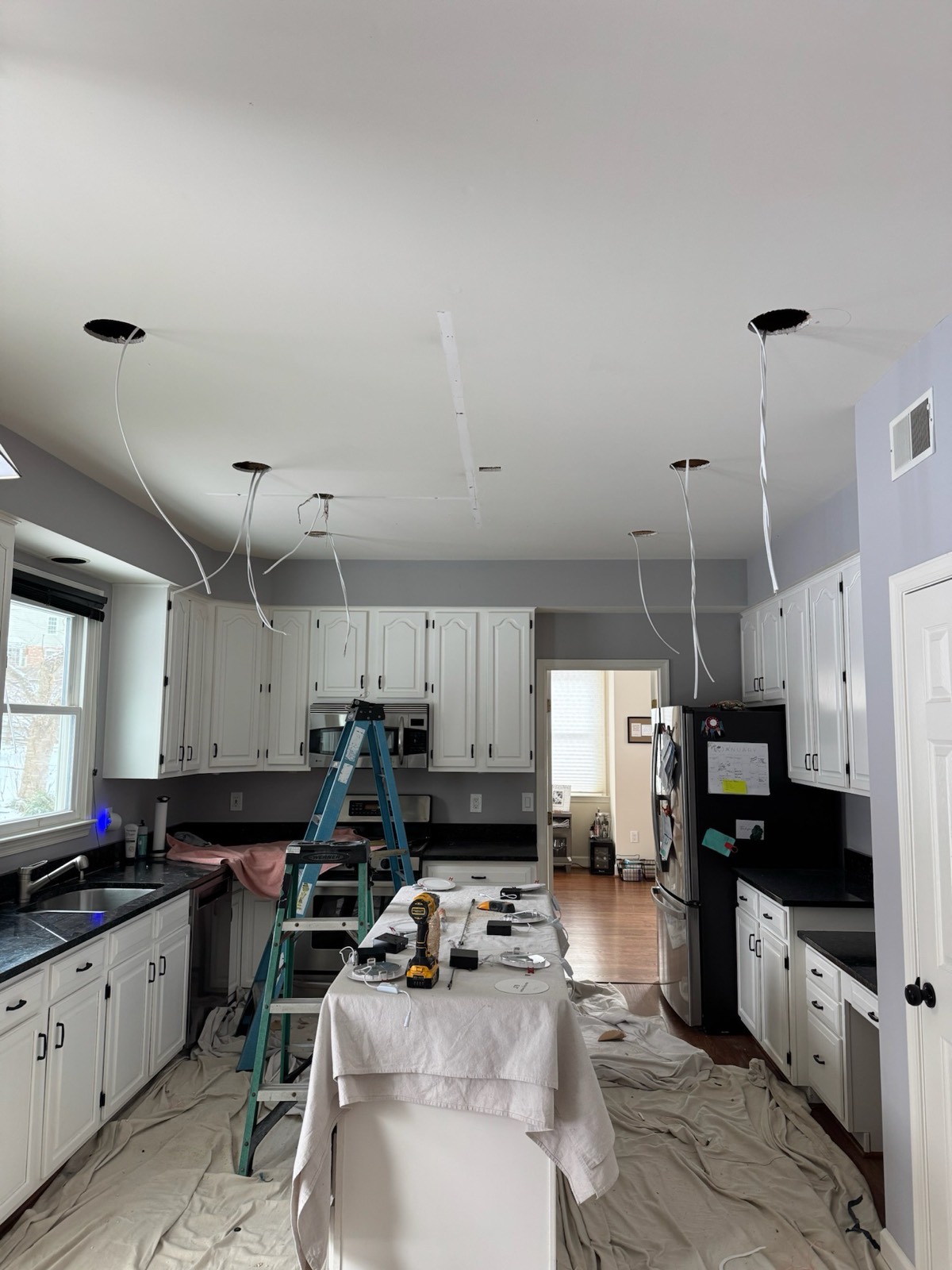 Electrical work by TLEEF Electric, job-site photo