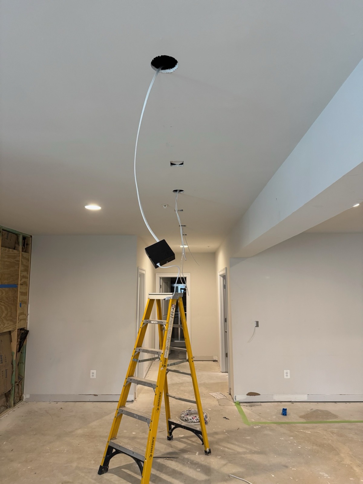 Electrical work by TLEEF Electric, job-site photo