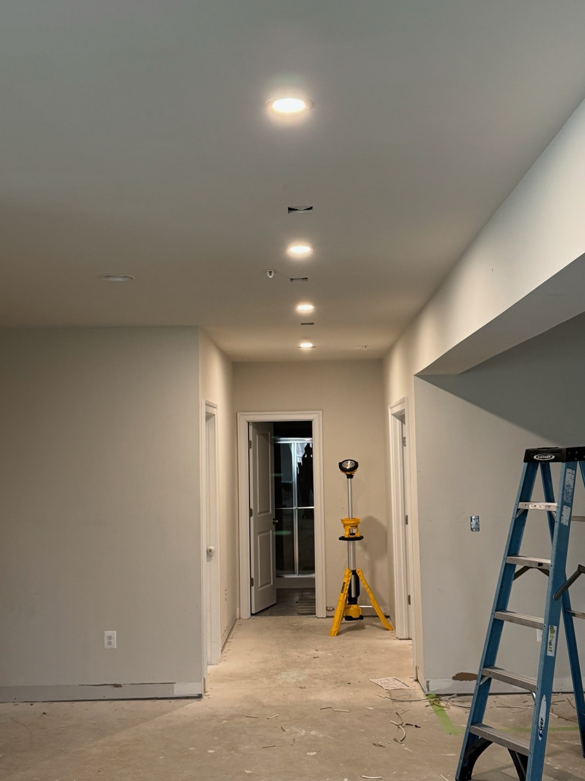Electrical work by TLEEF Electric, job-site photo