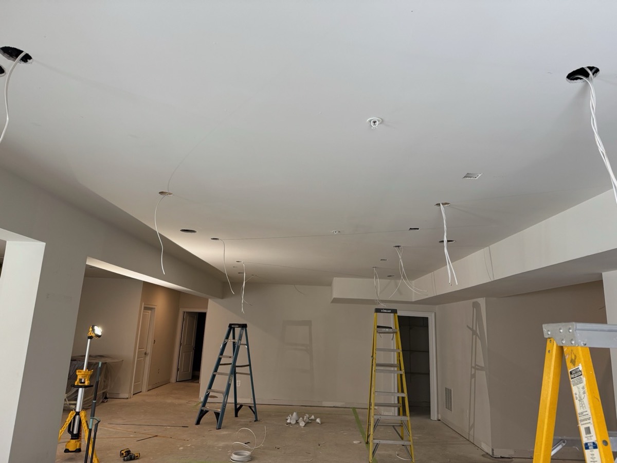 Electrical work by TLEEF Electric, job-site photo