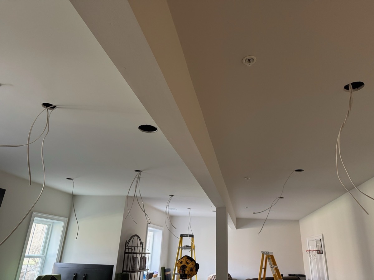 Electrical work by TLEEF Electric, job-site photo