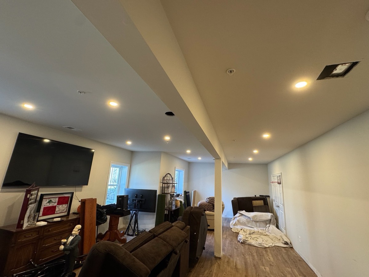 Electrical work by TLEEF Electric, job-site photo
