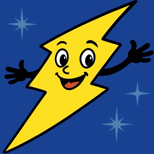 TLEEF Electric logo, a lightning bolt with a smile